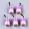 Epoxy Resin and Polymer Clay Pendant LS-GLAA-S181-15C-1