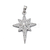 Brass Micro Pave Cubic Zirconia Pendants KK-V009-27G-1