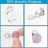 60Pcs Brass Clip-on Earring Settings KK-SP0001-12P-6