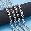 Tarnish Resistant 304 Stainless Steel Cable Chains CHS-P007-27P-05-5