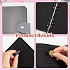 Felt Cloth Brooch Storage Loose-leaf Binder Notebook Albums with PVC Plastic Cover AJEW-WH20011-05B-6