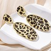 Alloy acrylic Dangle Stud Earrings LS-EJEW-M074-01G-01-1