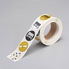 Self-Adhesive Kraft Paper Gift Tag Stickers DIY-G013-A02-3