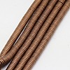 Electroplate Non-magnetic Synthetic Hematite Beads Strands G-J164B-3mm-01-1