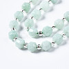 Natural White Jade Beads Strands G-T132-048A-3