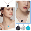 12Pcs 3 Colors Synthetic Turquoise Pendants STAS-UN0039-61-6