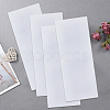 Rectangle Plastic Anti-slip Stickers for Shoe Soles AJEW-CY0002-57-7