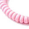 Handmade Polymer Clay Beads Stretch Bracelets BJEW-JB06564-6