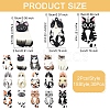 30Pcs 15 Styles Acrylic Pendants OACR-YW0002-64-3