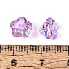 Electroplate Glass Beads Strands EGLA-T021-22C-4