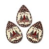 Single Face Printed Wood Big Pendants X-WOOD-H102-03E-1