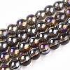 Electroplate Transparent Glass Beads Strands LS-GLAA-T032-T6mm-AB02-1