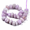 Natural Kunzite Beads Strands G-S376-008-2
