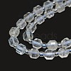 Natural White Topaz Beads Strands G-O201B-30-3