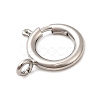 Brass Spring Ring Clasps KK-D407-20P-E-2