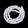 Electroplate Imitation Jade Glass Beads Strands EGLA-Q139-01A-B02-2