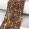 Natural Tiger Eye Beads Strands G-M399-03C-01-2