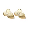 Ion Plating(IP) 304 Stainless Steel Stud Earring Findings STAS-F286-06B-G-2