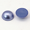 Half Round Domed Imitated Pearl Acrylic Cabochons OACR-H001-10R-2