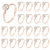 40Pcs Adjustable Alloy Rhinestone Finger Rings for Women RJEW-SP0001-02RG-1