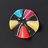 Transparent Resin Pendants RESI-E029-03A-4