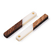 Opaque Resin & Walnut Wood Pendants LS-RESI-TAC0021-43A-3
