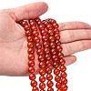 Natural Carnelian Beads Strands X-G-C076-8mm-2A-4