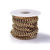Ion Plating(IP) 304 Stainless Steel Cobs Chains CHS-H019-01G-4