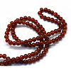 Baking Paint Imitation Jade Glass Round Bead Strands X1-DGLA-Q021-8mm-11-3