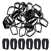 30Pcs 304 Stainless Steel Snap on Bails STAS-SC0007-70D-1