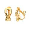 Iron Clip-on Earring Findings KK-R071-06G-2