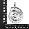 Tibetan Style Alloy Big Pendants PALLOY-S195-01A-AS-3