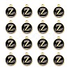 Golden Plated Alloy Charms LS-ENAM-S118-02Z-2