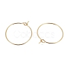 Ion Plating(IP) 316L Surgical Stainless Steel Hoop Earring Findings STAS-G130-03G-21MM-2