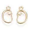 Brass Earring Hooks LS-KK-I649-05G-NF-1