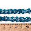 Opaque Glass Beads Strands GLAA-N073-01H-4