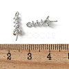 Brass Micro Pave Cubic Zirconia Peg Bails Charms KK-D324-25P-3