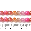 Dyed & Heated Natural Dragon Veins Agate Beads Strands G-P539-A01-02-5