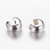 Iron Crimp Beads Covers IFIN-H029-S-2