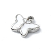 304 Stainless Steel White Enamel Charms STAS-L022-439P-02-2