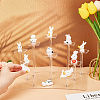 10-Tier Transparent Acrylic Minifigures Display Risers ODIS-WH0030-45-3