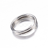 Non-Tarnish 304 Stainless Steel Split Rings X-STAS-P092-02-2