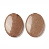 Synthetic Goldstone Worry Stone for Anxiety Therapy G-B036-01H-1