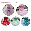Snowflake Deco Mesh Ribbons OCOR-P010-G-3