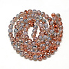 Baking Paint Glass Beads Strands X-DGLA-Q023-8mm-DB52-2