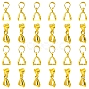 50Pcs Brass Ice Pick Pinch Bails IFIN-FS0001-47A-1