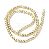 Electroplated Synthetic Non-magnetic Hematite Beads Strands G-I364-C01-G-2