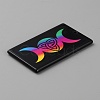 Printed Acrylic Pendants OACR-WH0036-23A-2