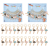 Flamingo Stitch Markers HJEW-AB00189-1