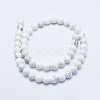Natural Howlite Beads Strands X-G-P353-01-8mm-2